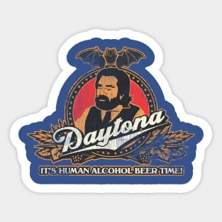 Vintage Distressed Jackie Daytona It's Human Alcohol Beer Time Sticker